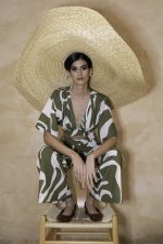 AFRICA OLIVE BLAUSE 1