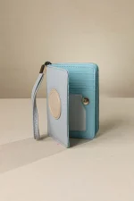 FRAGOLA Πορτοφόλι με διπλό άνοιγμα και casual logo PC390-light-blue - Image 2