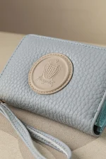 FRAGOLA Πορτοφόλι με διπλό άνοιγμα και casual logo PC390-light-blue - Image 3