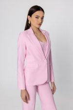 Mind Matter Μακρυμάνικο Σακάκι με Πέτο και Ντυμένο Κουμπί ELIZA - Image 4